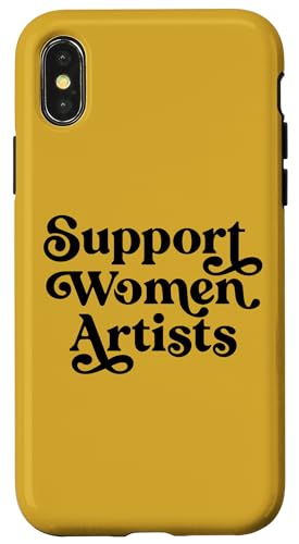 Hülle für iPhone X/XS Unterstützen Sie Künstlerinnen von Support Women Artists Original Script Design Shop