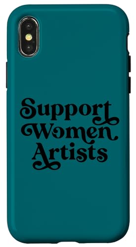 Hülle für iPhone X/XS Unterstützen Sie Künstlerinnen von Support Women Artists Original Script Design Shop