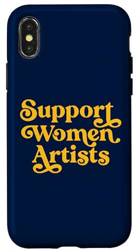 Hülle für iPhone X/XS Unterstützen Sie Künstlerinnen von Support Women Artists Original Script Design Shop