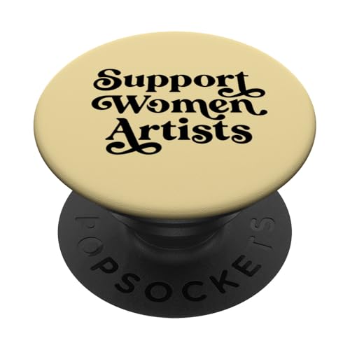 Unterstützen Sie Künstlerinnen PopSockets Klebender PopGrip von Support Women Artists Original Script Design Shop