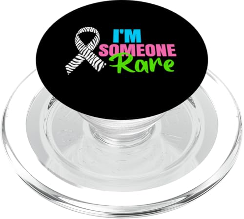 I'M Rare Disease Awareness Shirt - Tag der Seltenen Krankheiten 2025 PopSockets PopGrip für MagSafe von Support Zebra Rare Disease Day Apparel.