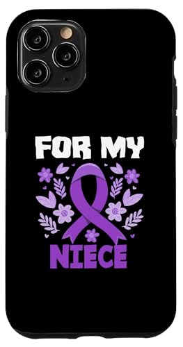 Hülle für iPhone 11 Pro Hodgkin-Lymphom-Bewusstsein für meine Nichte Violet Ribbon von Supporters Hodgkin's Lymphoma Fighters Survivors