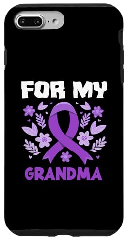 Hülle für iPhone 7 Plus/8 Plus Hodgkin-Lymphom Awareness For My Grandma Violet Ribbon von Supporters Hodgkin's Lymphoma Fighters Survivors