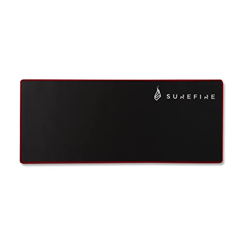 SureFire Silent Flight 680 Gaming Mauspad, 680 mm x 280 mm x 3 mm, Mauspad Gaming, Mousepad Large, rutschfest, Mikrotextur-Stoffoberfläche, Gaming Zubehör, Gaming Unterlage von SureFire