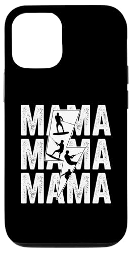 Surfer Mama Mutter Wakeboarding Hülle für iPhone 12/12 Pro von Surfen Wakeboard Wakeboarding