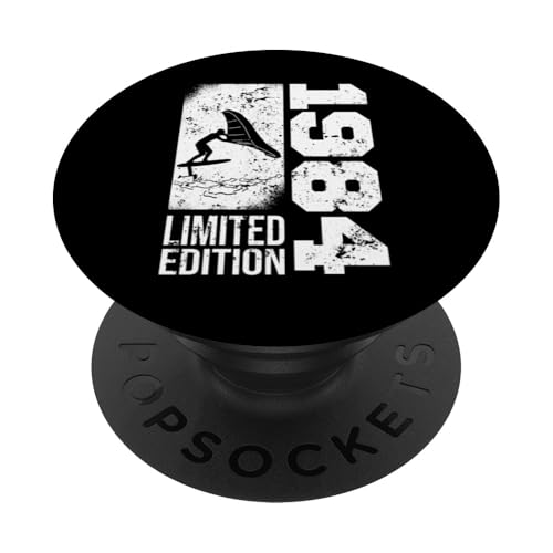 Wingfoil-Surfer Geburtstag Jahrgang 1984 geboren Wingfoil PopSockets Klebender PopGrip von Surfing Wing-Foiling Zubehör Geschenke Shirts