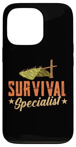 Hülle für iPhone 13 Pro Survival Bushcraft Lustiges Camping-Busch-Crafting-Training von Survival Bushcraft