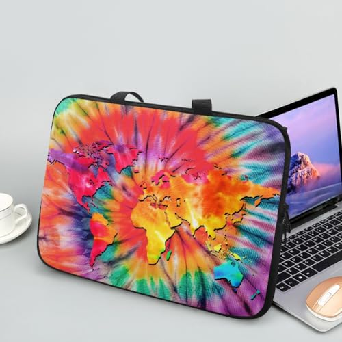 Surwin Laptoptasche 10-17 Zoll, Laptop-Taschen Laptop-Tasche Laptop Tasche Business Büro Arbeit Computertasche, Schlanke Notebook Tasche für Herren & Frauen (17",Regenbogen) von Surwin