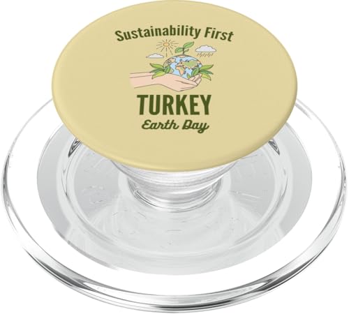 Nachhaltigkeit Erster Türkei Urlaub Türkei Erde Tag PopSockets PopGrip für MagSafe von Sustainability First Earth Day Design