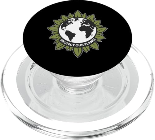 Erklärung zum Klimawandel zum Tag der Erde PopSockets PopGrip für MagSafe von Sustainable Eco Friendly Urban Green Fashion Tees