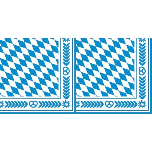 Susy Card 11095262 Serviette, Bayernraute, Blau/Weiß, 33 x 33 cm (Packung mit 2) von Susy Card