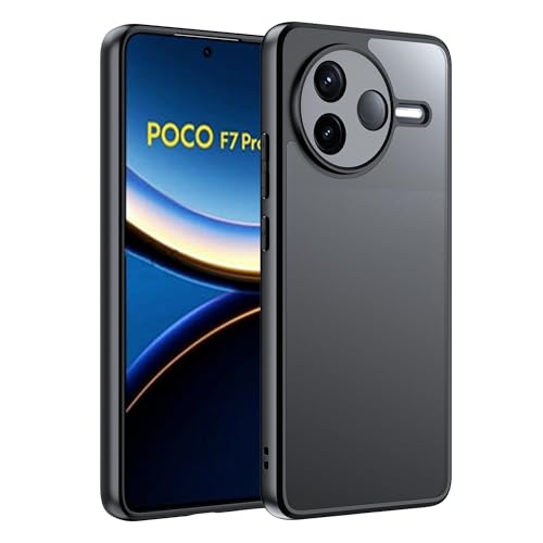 Suttkue Schutzhülle für Xiaomi Poco F7 Pro, hohe Qualität, PC-Material, kratzfest, rutschfest, schwarz Suttkue Schutzhülle für Xiaomi Poco F7 Pro, hohe Qualität, PC-Material, kratzfest, rutschfest, schwarz von Suttkue