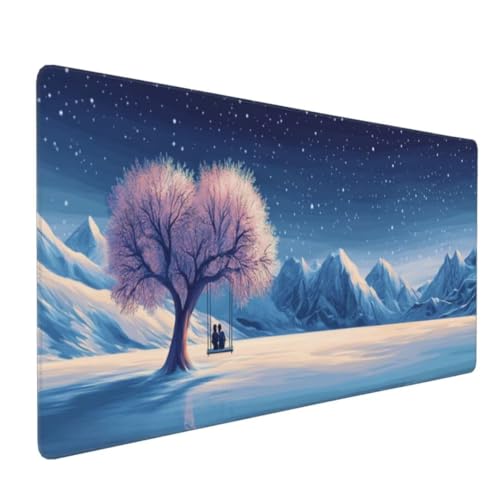 Rosa Baum Mauspad XXL Mauspad 1200x400x3mm Schreibtischunterlage, Wasserdicht Mauspad anime Mousepad XXL, Gaming Mauspad Groß Verbessert Präzision und Geschwindigkeit, für Gaming Zubehör Zimmer Deko von Suuiizaa