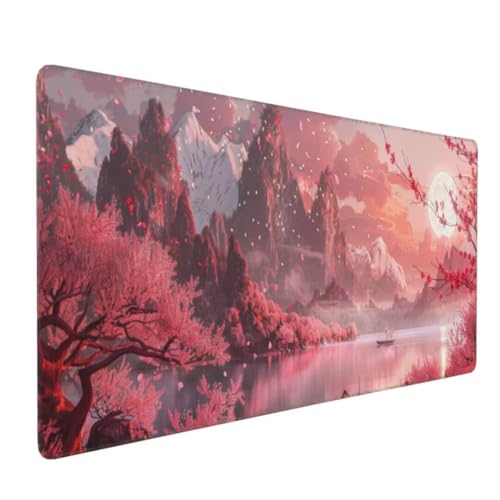 Rot Baum Mauspad XXL Mauspad 900x400x3mm Schreibtischunterlage, Wasserdicht Mauspad anime Mousepad XXL, Gaming Mauspad Groß Verbessert Präzision und Geschwindigkeit, für Gaming Zubehör Zimmer Deko von Suuiizaa