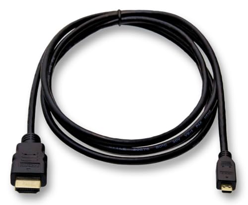 HDMI Kabel für Sony Alpha 5100 Digitalkamera - Micro D - vergoldet - Länge 2m von SvediTec