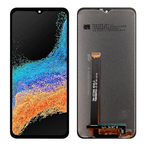 SwarKing OLED kompatibel mit Samsung Galaxy Xcover 6 Pro SM-G736 G736 LCD Touch Screen Digitizer (Schwarz ohne Rahmen) Ersatzteile mit kostenlosen Werkzeugen von SwarKing