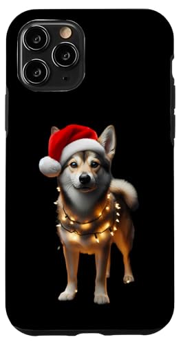 Hülle für iPhone 11 Pro Schwedischer Vallhund Hund Weihnachtsmannmütze Weihnachtsbeleuchtung Besitzer Mama von Swedish Vallhund Dog Christmas Products