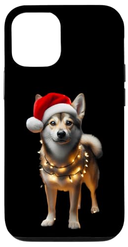 Hülle für iPhone 12/12 Pro Schwedischer Vallhund Hund Weihnachtsmannmütze Weihnachtsbeleuchtung Besitzer Mama von Swedish Vallhund Dog Christmas Products