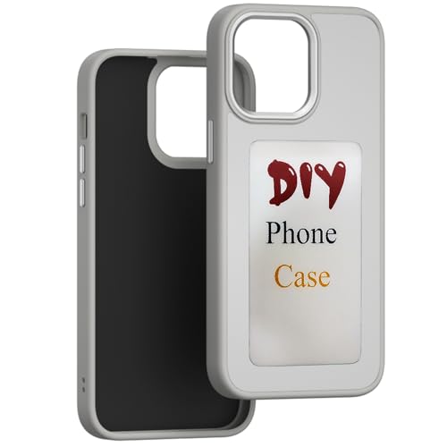 DIY-Handyhülle für iPhone 14 Pro, mit editierbarem und ersetzbarem ePaper-Bildschirm, NFC-Digitalkunst-Handyhülle, keine Fingerabdrücke, erfrischt Ihre Handyhülle an jedem neuen Tag, 1 Stück (weiß) von SweeLe
