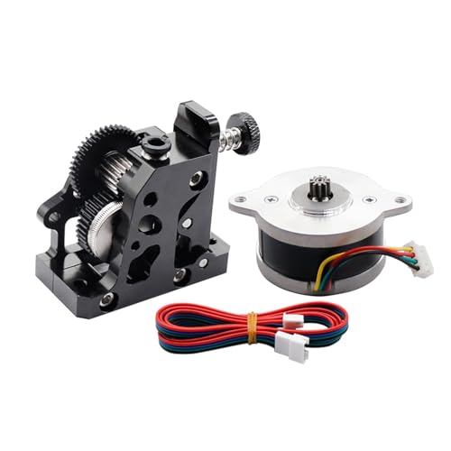 3D Drucker Metall Extruder Gehärteter Stahl HGX-LITE-Extruder Doppelgetriebe mit Motor für CR10 Ender3 3D Drucker von Sweeaau