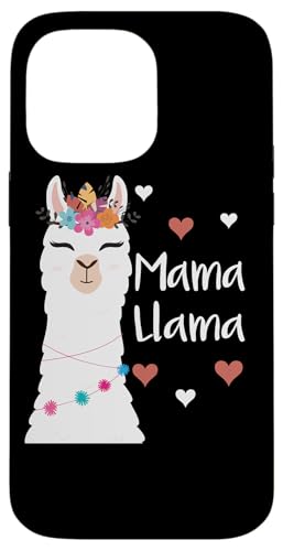 Hülle für iPhone 14 Pro Max Mama Lama Süße Mama Herzen Böhmisch von SweetClassy TS Designs