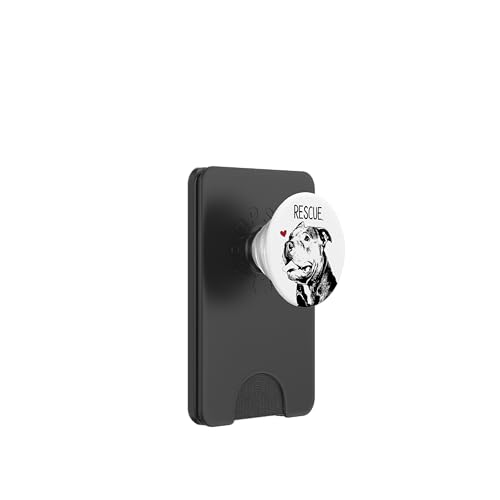 Rettung Pitbull - Hundebesitzer - Hundemama PopSockets PopWallet für MagSafe von SweetClassy TS Designs