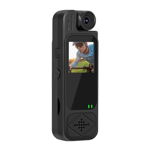 Swiixxer 1080P HD Mini-Kamera Tragbarer Digitaler Videorekorder Körperkamera mit Infrarot-Nachtsicht Kompakte Sport-DV-Camcorder von Swiixxer