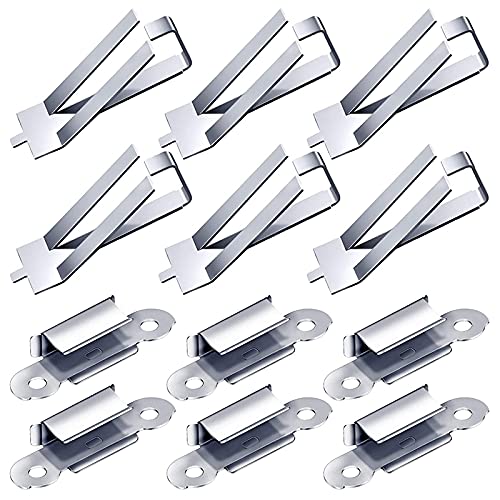 Swiixxer 12 StüCk Glas Bett Drehbar Clips für 3 Pro, 3S, 5 Pro,-20 PRO,-10S Pro 3D Drucker von Swiixxer