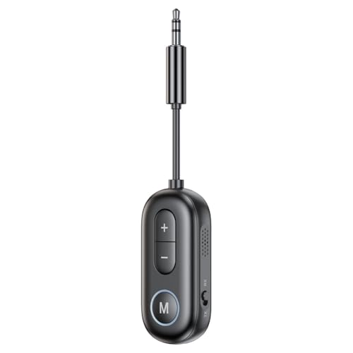 Swiixxer 2-In-1 Bluetooth 5.4 Empfänger-Sender-Adapter 3,5 mm Aux Kabelloser Audio-Empfänger-Sender für Lautsprecher PC TV von Swiixxer