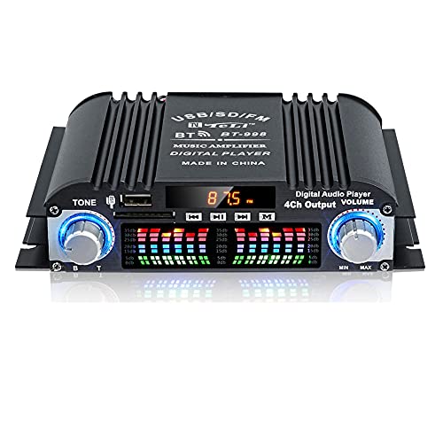 Swiixxer BT-998 HiFi Digital Audio VerstäRker LCD Bildschirm ClassD Leistungs VerstäRker Bluetooth Radio Auto Haus Lautsprecher FM USB SD von Swiixxer