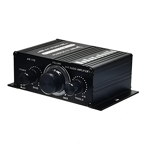 Swiixxer LeistungsverstäRker FM-Radio Mini-VerstäRker 400W HiFi Mini-HiFi-Audio-LeistungsverstäRker Audio-VerstäRker Ak170 Audio-VerstäRker von Swiixxer