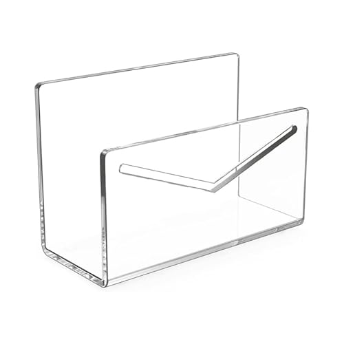 Swiixxer Mail-Holder Mail-Organizer-Aufsteller Acryl-Mail-Sortierset für Den Schreibtisch Umschlaghalter Brieforganizer-Set für Büro und Schule von Swiixxer