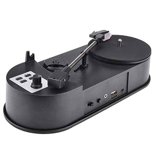 Swiixxer Mini-Vinyl-Plattenspieler Grammophon Direct Rotation U Disk MP3 Dual Speed 33 von Swiixxer