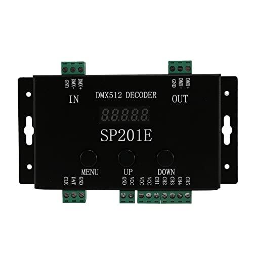 Swiixxer SP201E DMX512 WS2812B WS2811 zu SPI Controller Decoder, UnterstüTzt Mehrere ICS von Swiixxer