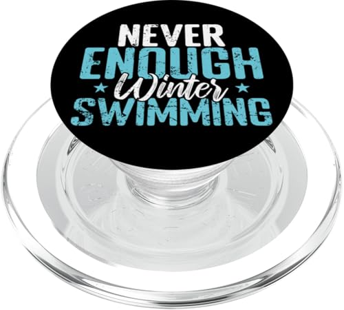 Nie genug Winterschwimmen PopSockets PopGrip für MagSafe von Swimming water cold winter ice Health frosty