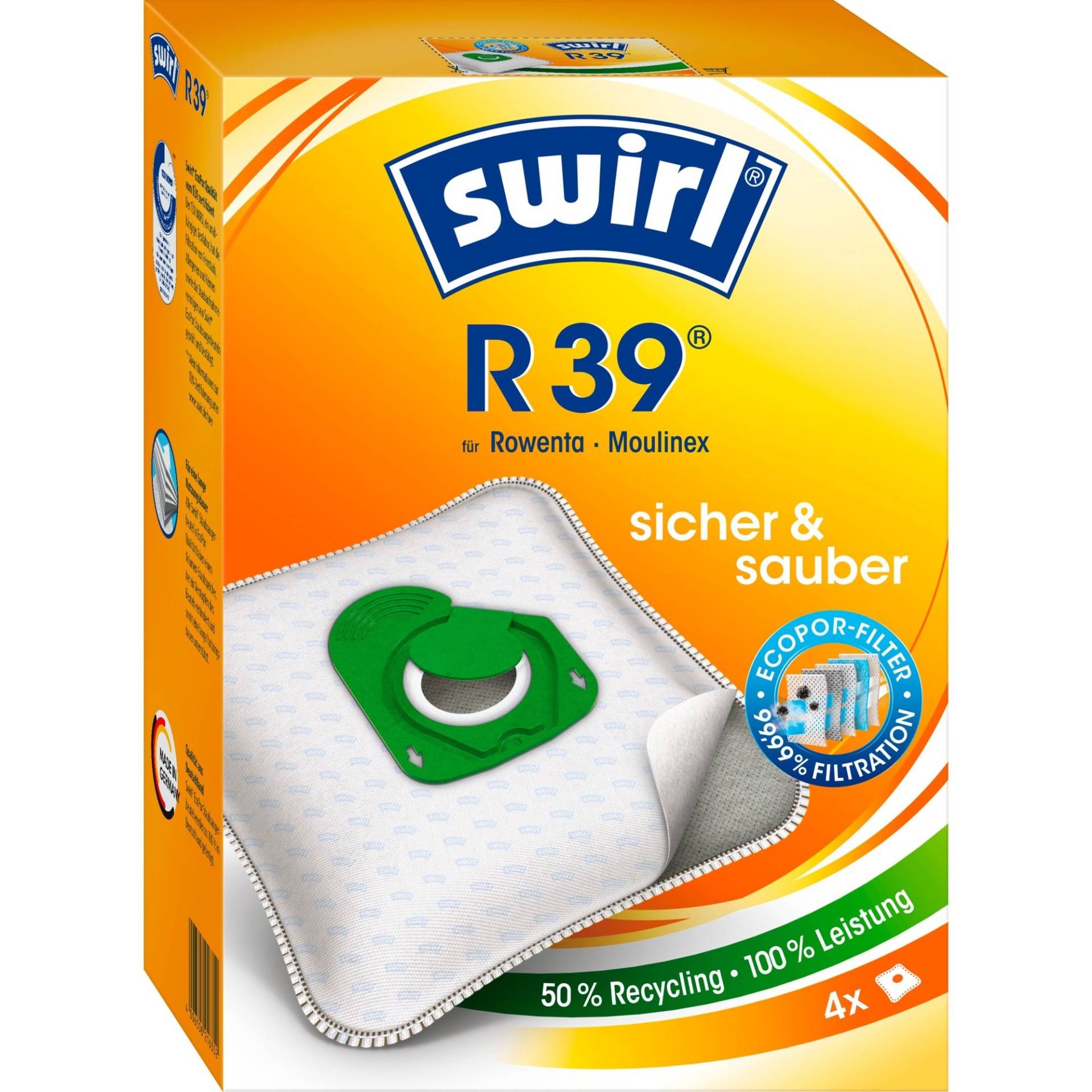 Staubsaugerbeutel R39 EcoPor Staubsaugerbeutel R39 EcoPor von Swirl