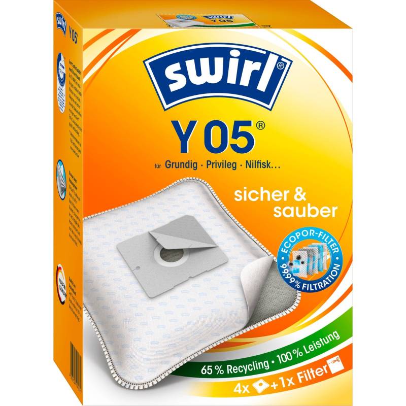 Staubsaugerbeutel Y05 EcoPor von Swirl