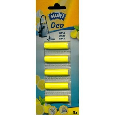 Swirl Deo-Sticks Citrus, Staubsauger-Deo Citrus-Duft, B5 Universal von Swirl