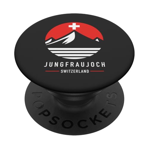 Jungfraujoch Schweiz | Jungfraujoch Mountain PopSockets mit austauschbarem PopGrip von Swiss Mountain Apparel