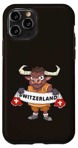 Hülle für iPhone 11 Pro Schweiz Fan / Schweizer Stiere von Switzerland Fans