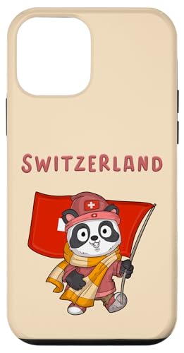 Hülle für iPhone 12 mini Schweizer Fans / Schweiz Panda von Switzerland Fans