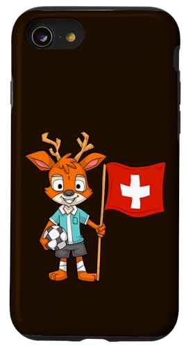 Hülle für iPhone SE (2020) / 7 / 8 Schweiz Hirsch / Schweizer Fan von Switzerland Fans