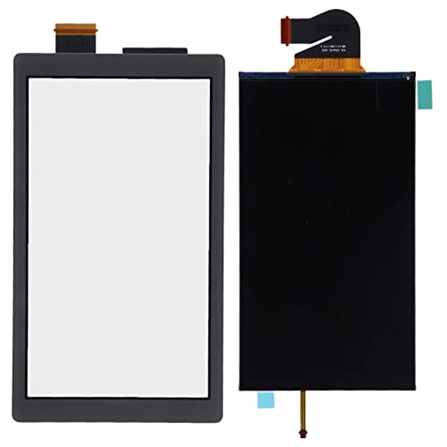 Ersatz-LCD-Bildschirm für Switch Lite, Verschleißfester Digitizer-Touchscreen, LCD-Anzeigetafel-Reparaturteile für Switch Lite (Schwarz) von Sxhlseller