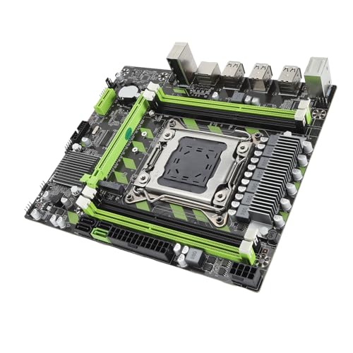 LGA 2011 DDR3 Desktop-Motherboard, X79G Micro ATX M.2 128 GB Gaming-Server-Motherboard, 6xUSB2.0 2xSATA2.0 1xSATA3.0, PCIEx16, Gigabit-Netzwerkkarte für Computer von Sxhlseller