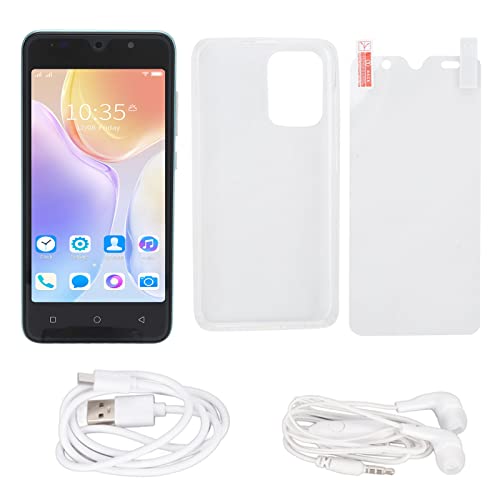 Sxhlseller 5 Zoll High-Definition-Smartphone, 2GB 32GB Dual SIM Large Storage Handy mit Gesichtserkennung, Intelligentes Mobiltelefon mit Front- und Rückkamera HD (Grün) von Sxhlseller