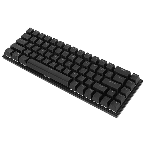 Sxhlseller 68 Tasten 60% Mechanische Gaming-Tastatur mit Blauem Schalter, RGB-Hintergrundbeleuchtung, Anti-Ghosting, Kompakte Kabelgebundene Tastatur für Windows für Android PC Laptop von Sxhlseller