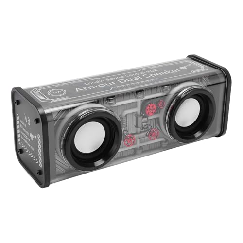 Sxhlseller Bluetooth Lautsprecher mit bunten Lichtern & Bluetooth 5.3 - Dual-Lautsprecher, 360° Immersive Sound, tragbarer Subwoofer mit reaktionsschnellen Bedienelementen für zu Hause, Sxhlseller Bluetooth Lautsprecher mit bunten Lichtern & Bluetooth 5.3 - Dual-Lautsprecher, 360° Immersive Sound, tragbarer Subwoofer mit reaktionsschnellen Bedienelementen für zu Hause, von Sxhlseller