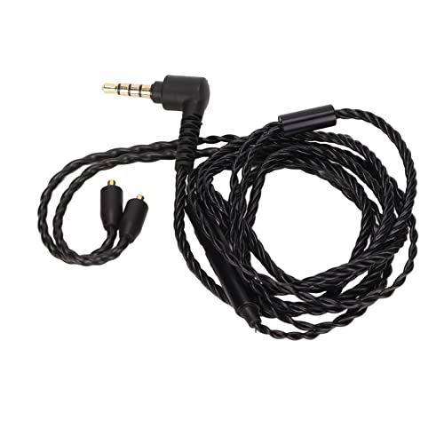 Sxhlseller Kopfhörer-Upgrade-Kabel, OFC-Core-Kopfhörer-Ersatzkabel mit Mikrofon und Lautstärkeregler, Kopfhörer-Ersatzkabel für Headset mit MMCX-Schnittstelle von Sxhlseller