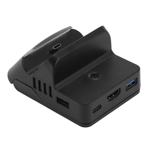 Sxhlseller TV Dockingstation, Tragbare Ladestation mit Mehreren Anschlüssen für Switch für Switch, Gaming Dockingständer für TV, Kühlende Belüftung, von Sxhlseller