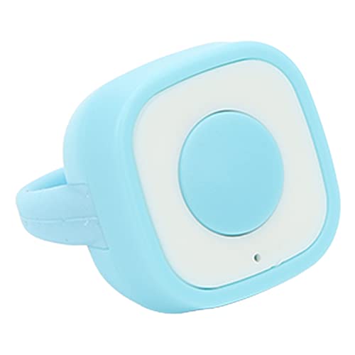 Sxhlseller TikTok Bluetooth Remote Control Wireless Scrolling Page Turner für IOSAndroid Handy APP Pad, TikTok Scrolling Ring Fingertip Clicker, Wiederaufladbarer Kamera-Auslöser Selfie-Taste (Blau) von Sxhlseller